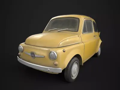 Old fiat 3D model