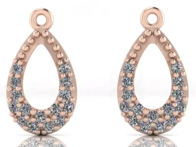 free jewelry earring  Free 3D print model purchase