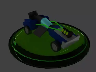 CARTOY car Free low-poly 3D model