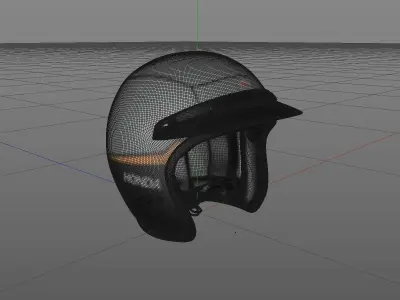 Bell Racing Helmet 3D model