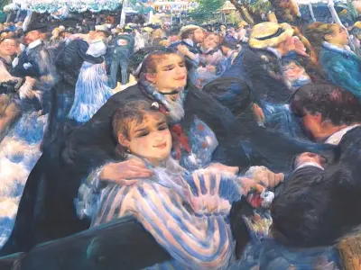 BAL DU MOULIN DE LA GALLETTE by RENOIR for 3D printing 3D 3D print model