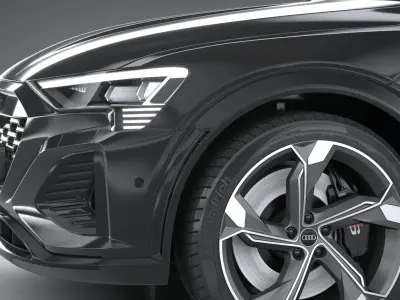 Audi SQ8 E-Tron 2024 3D model