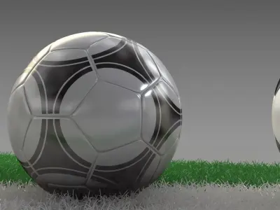 World Championship Football Balls 3D model