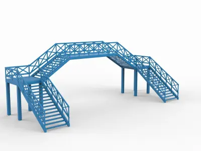 Railway Bridge 3D model