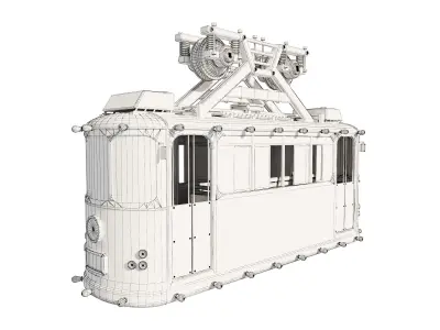 Cable Car 3D model