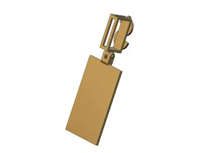 Dollar bail paid in full pendant  3D print model