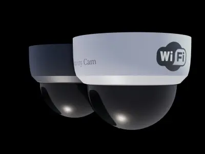 Security Camera 3D models Low-poly 3D model
