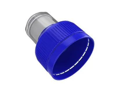 Pull - Push Sport Bottle Cap Low-poly 3D model