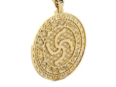 Amulet-symbol of family Pendant 3D print model