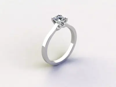 ring butterfly 3D print model