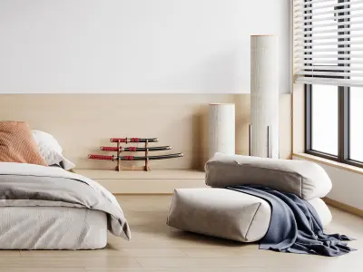   Bedroom interior 17 3D model