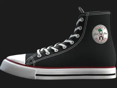 Sneakers  Marvelous Designer  Clo 3D project 3D model