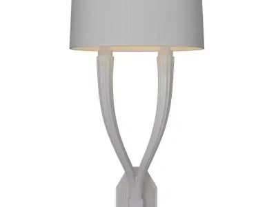 Ruhlmann Art Deco Double Copper Wall Sconce lamp 3D model