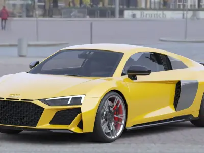 Audi R8 2019 3D model