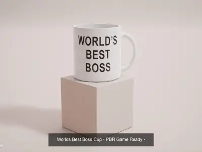 3D Model Mug and Cup Set - PBR Game Ready  3D Model Collection