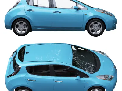 NISSAN LEAF 2011 3D model