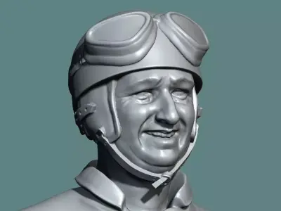 ALBERTO ASCARI FORMULA 1 3D print model