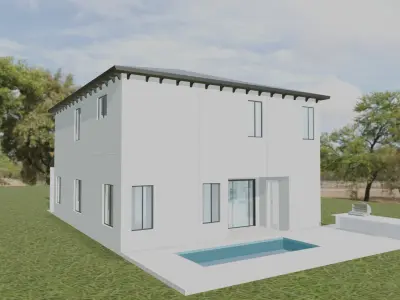  Coral Breeze Villa  Low-poly 3D model