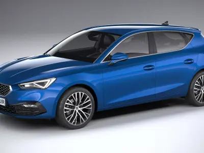 Seat Leon 5-door 2020 3D model