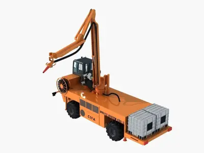 Engineering vehicle 3D model by winky3d