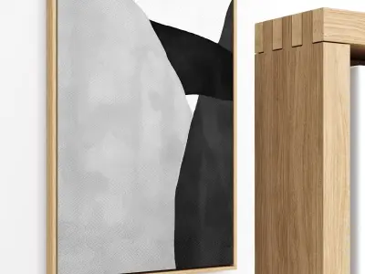 Plaster Two Frame 18 Low-poly 3D model