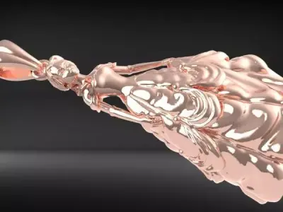 PRINCESS PENDANT 3D print model