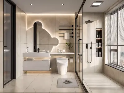 Bathroom  9 3D model