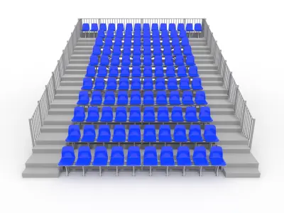 Bleachers 12 3D model