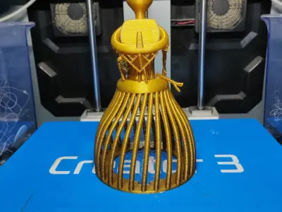 Angel Christmas Ornament 3D print model