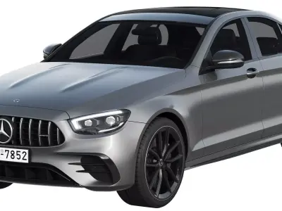 Mercedes-Benz E53 AMG sedan 2021 3D model