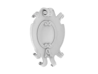 Cartouche Ornament 038 3D model
