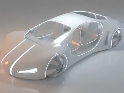 Future Car 34 3D model