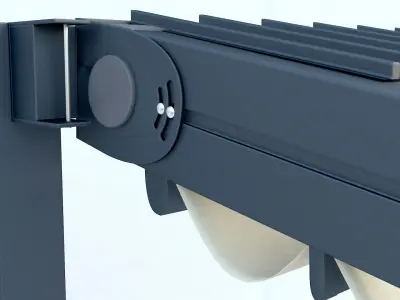 automatic pergola 3D model