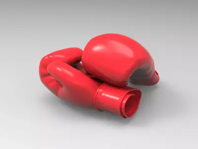 Boxing Gloves Low-poly 3D model buy
