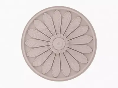 Classic Ceiling Medallion 48 3D model