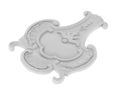Cartouche Ornament 020 3D model