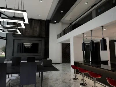 penthouse apartment 3D model