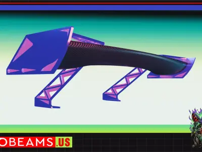 Spoiler Crescent 60 3D print model