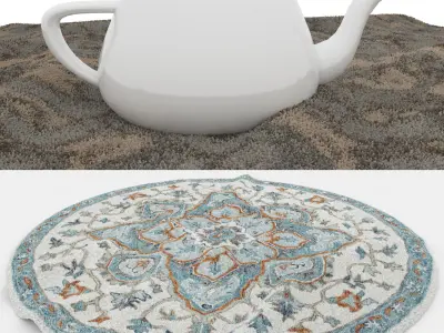 Rugs No 858 Low-poly 3D model