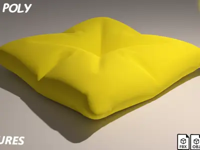 pillow Low-poly 3D model