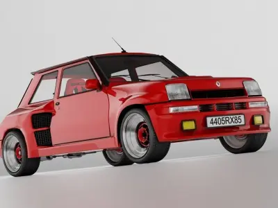 Renault 5 Turbo Maxi 3D model