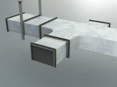 laos HVAC Air Duct 3D model