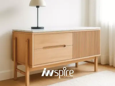 Modern Sideboard Cabinet 3D model
