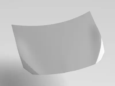 86 ZN6 Hood Exterior Surface - 3D Laser-Scanned 3D model
