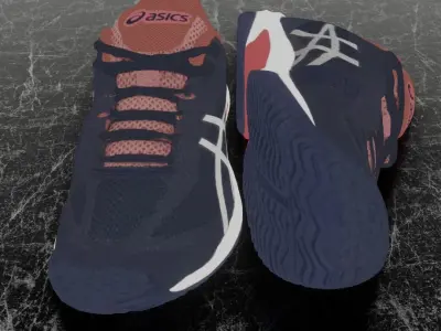 ASICS COURT SPEED FF 3D SHOES Low-poly 3D model