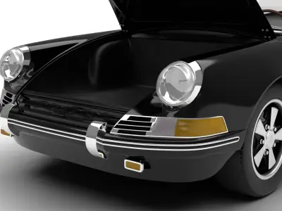 Porsche 911 Targa 1967 HQ 3d model  3D model