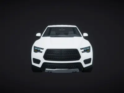 Car Pickup 01 Active 3D model