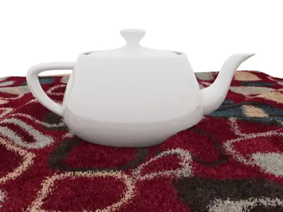 Rugs No 13 Low-poly 3D model