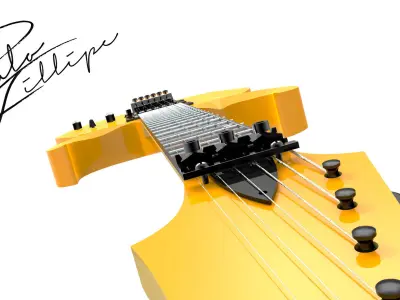 Cort X6 Electrical Guitar 3D model