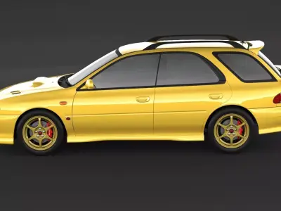 Subaru Impreza WRX STI 3D model